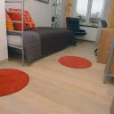 Dřevěná podlaha - Studentský pokoj